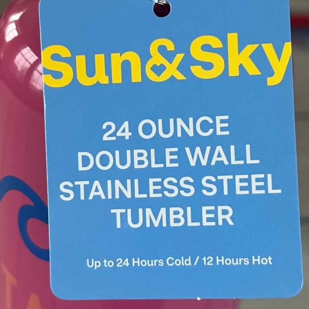 Stainless Steel 24 Oz Double Wall Tumbler Pink - Picture 3 of 3